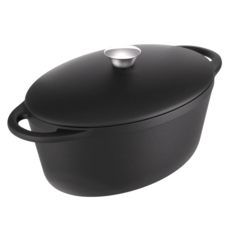 Cast Iron Oval Dutch Oven  SR-B28