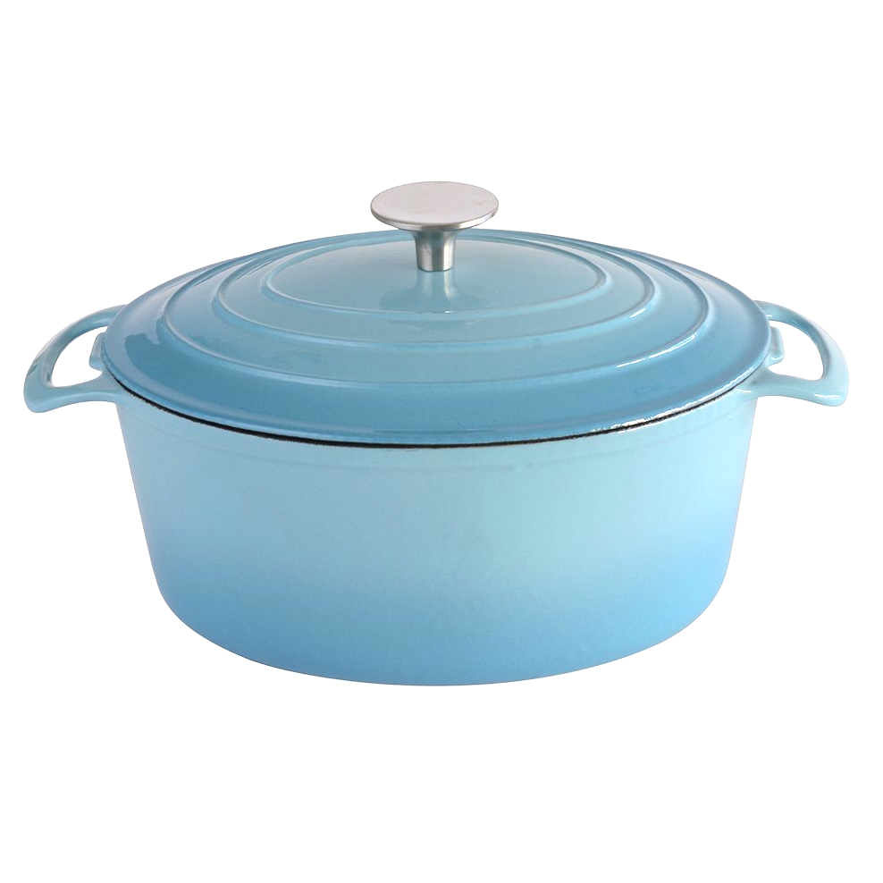 Cast Iron Oval Dutch Oven  SR-KB31C
