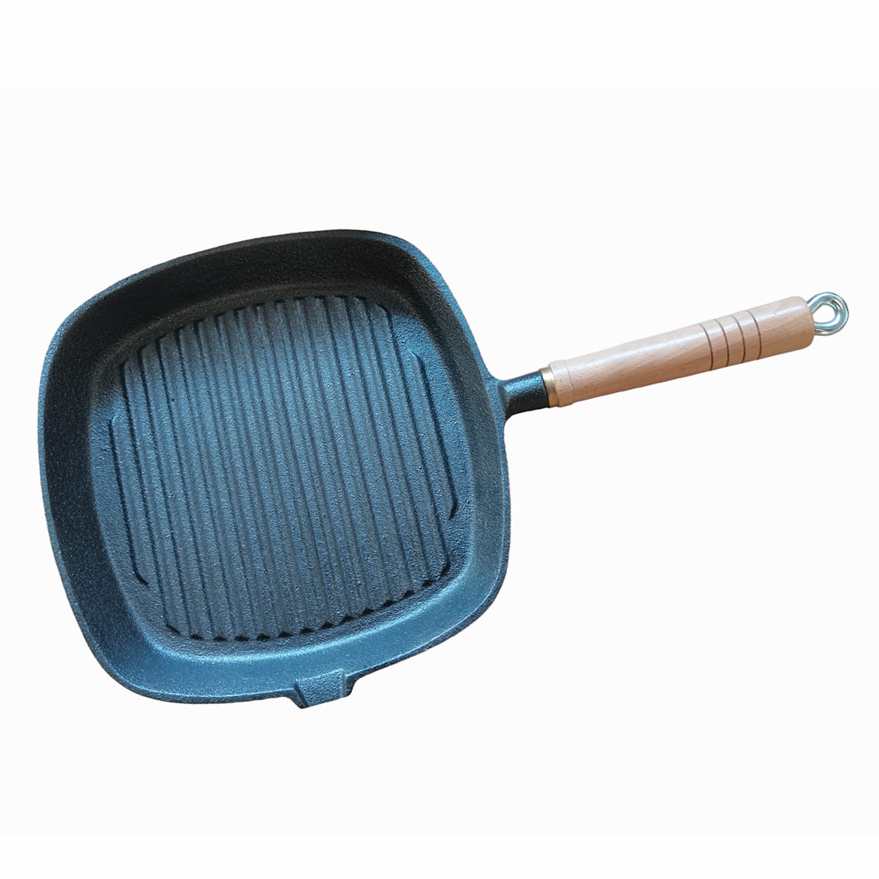 Cast Iron Grill Pan With Wood handle SR-87