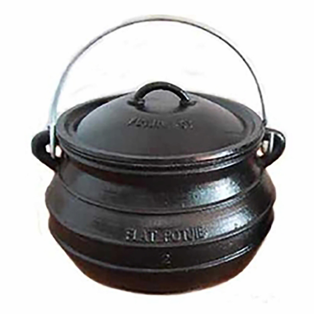 Cast Iron Flat Potjie Pot