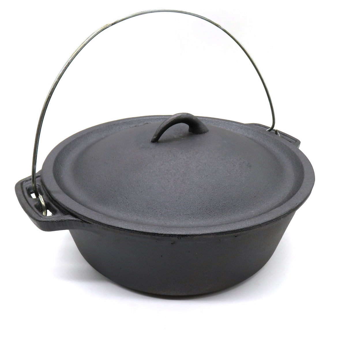 Cast Iron Camping Dutch Oven Flat 12