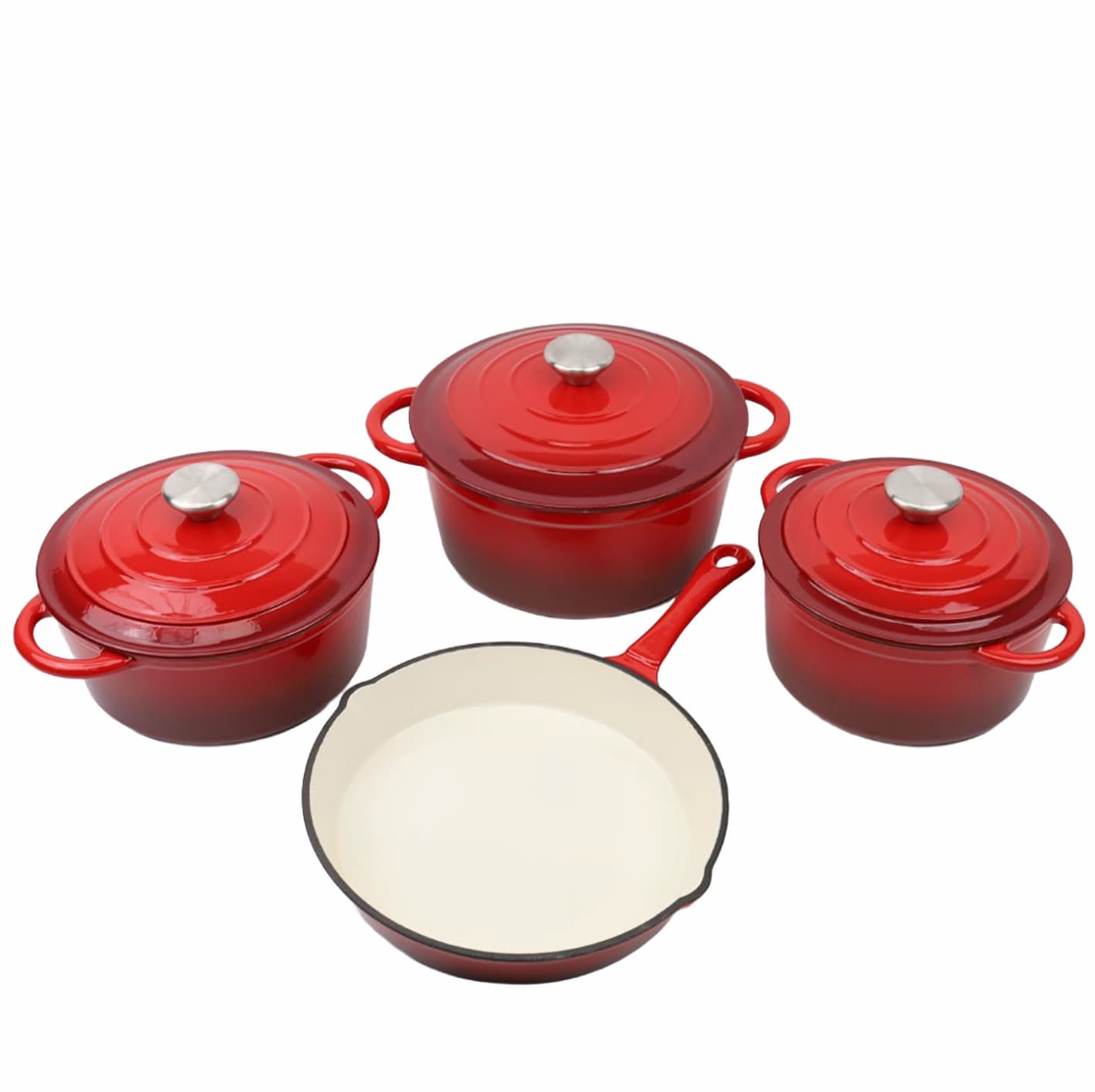 Cast Iron Enamel Cookware Set SR-ECS02