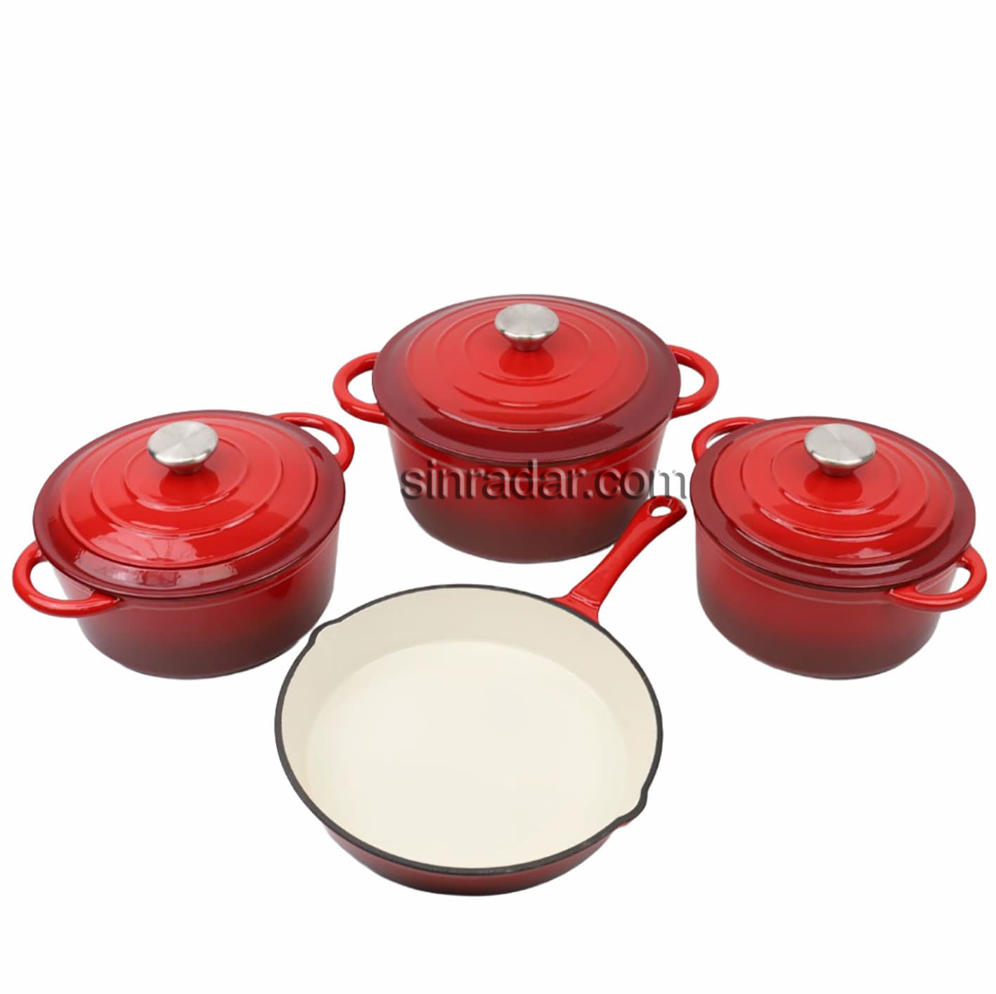 Cast Iron Enamel Cookware Set SR-ECS02