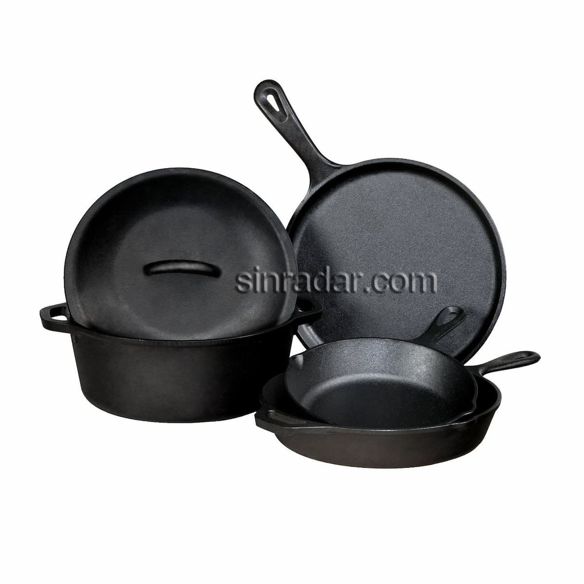 Cast Iron Pre-seasoned Cookware Set  SR-CCS3