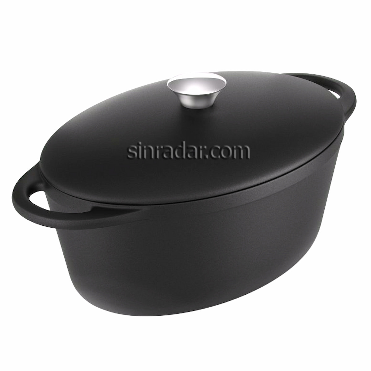 Sinradar Cast Iron Oval Dutch Oven  SR-B28