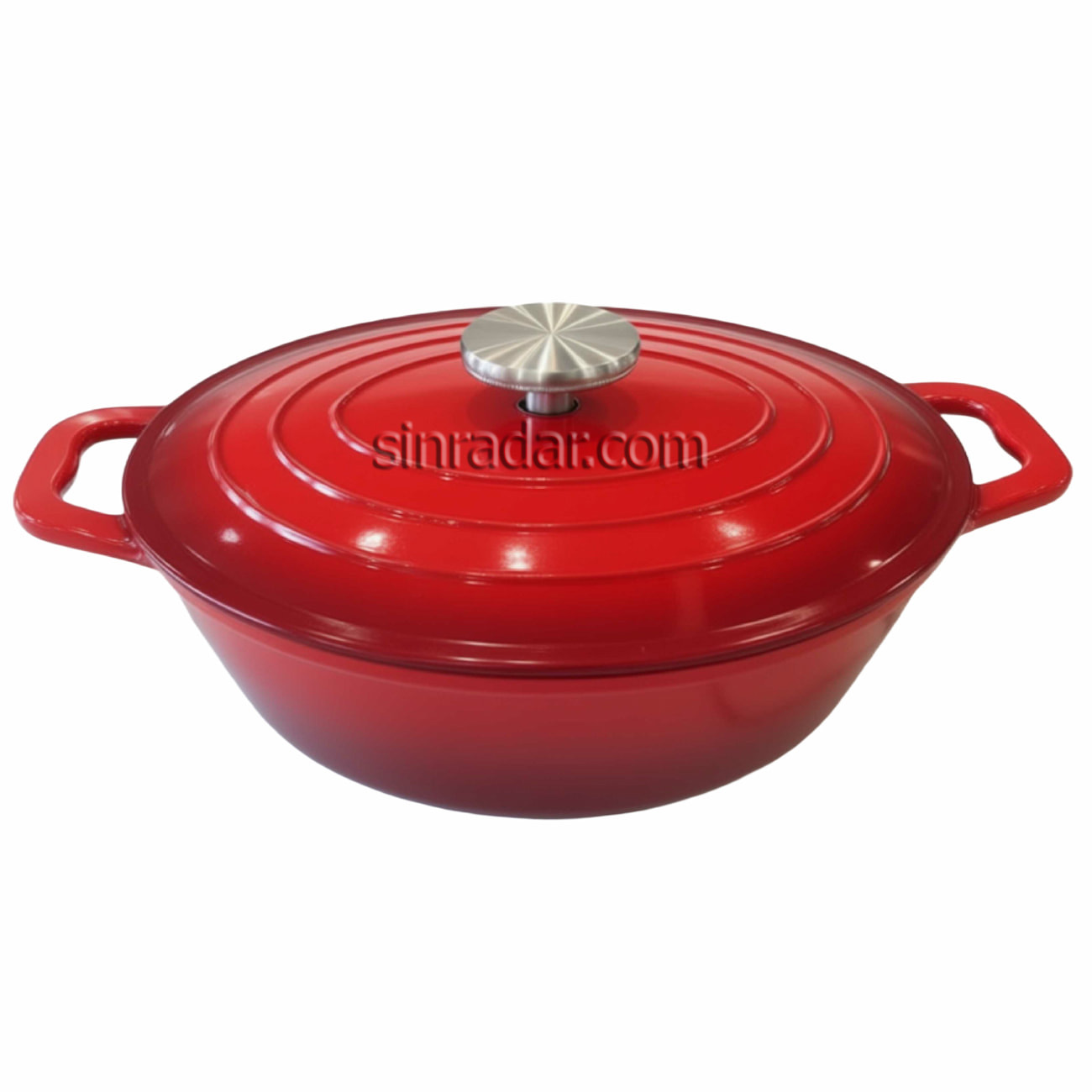 Sinradar Cast Iron Oval Dutch Oven  SR-FB33