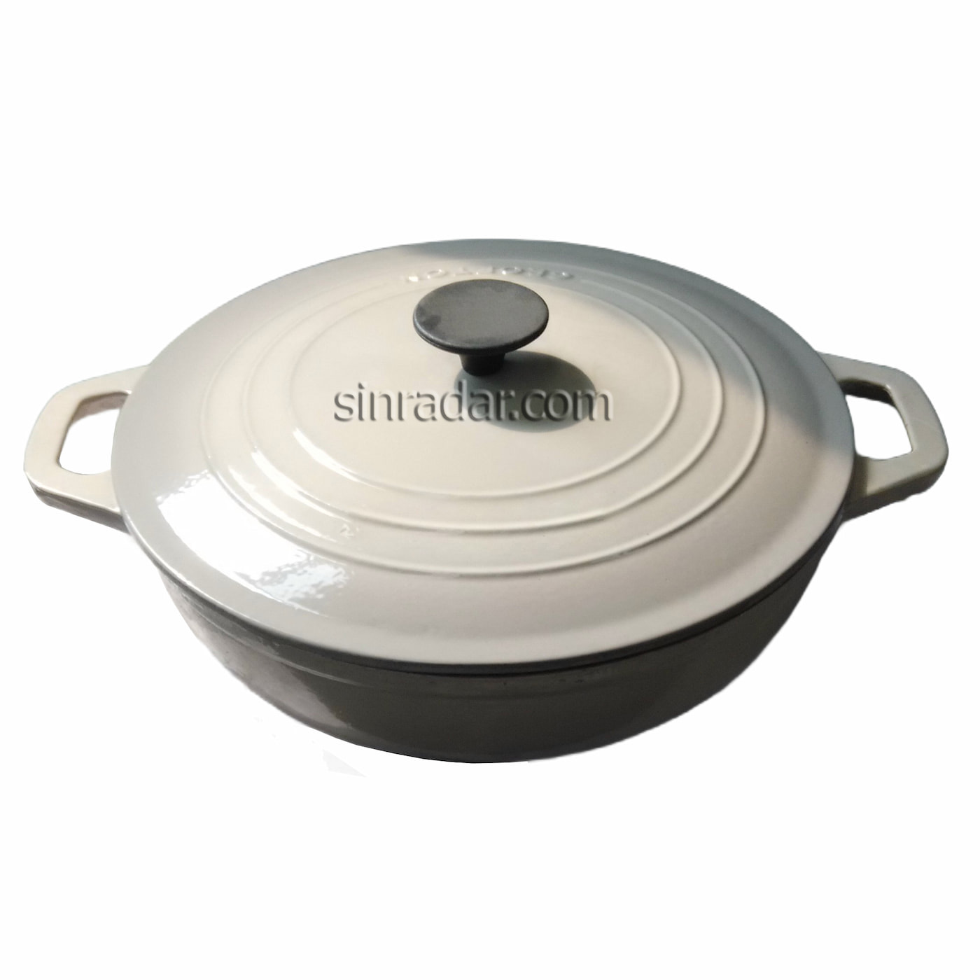 Sinradar Cast Iron Shallow Dutch Oven  SR-HX31C