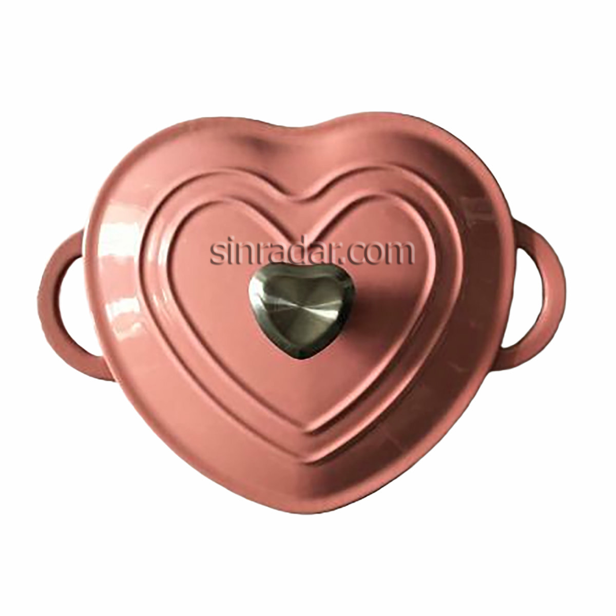 Sinradar Heart Shape Cast Iron Enamel Dutch Oven    SR-KX20