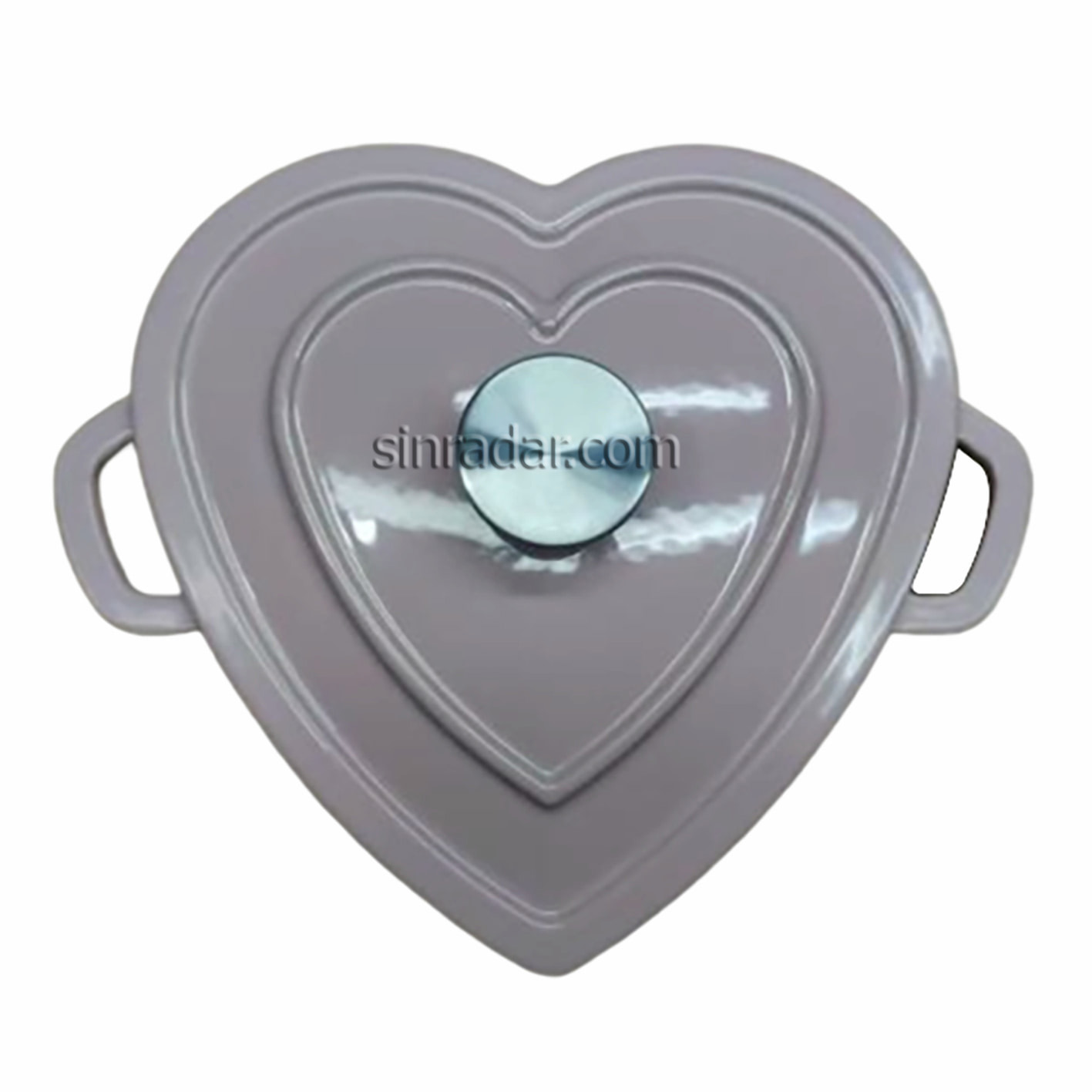 Sinradar Heart Shape Cast Iron Enamel Dutch Oven    SR-KX24