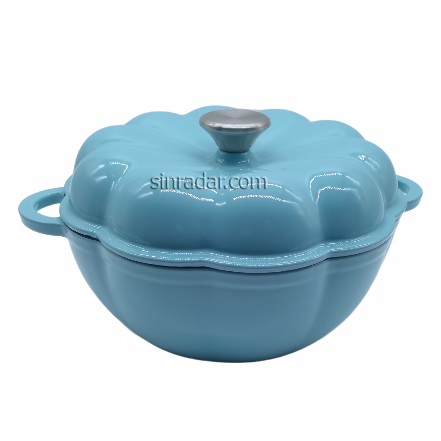 Sinradar Pumpkin Shape Cast Iron Enamel Dutch Oven    SR-HC01