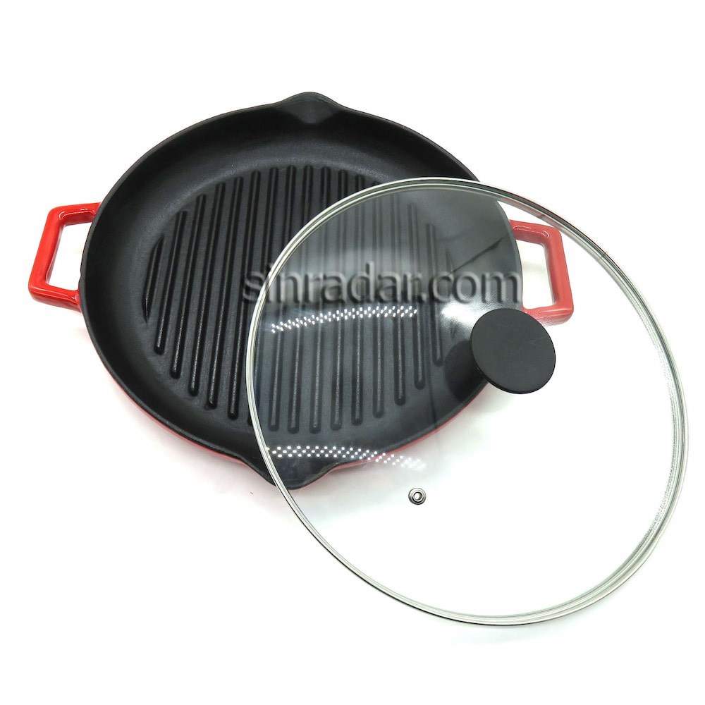 CAST IRON GRILL PAN  SR-3104