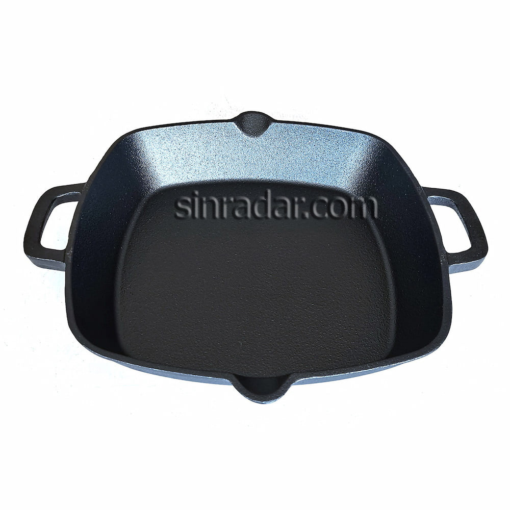 CAST IRON GRILL PAN SQUARE PAN SR-2626P