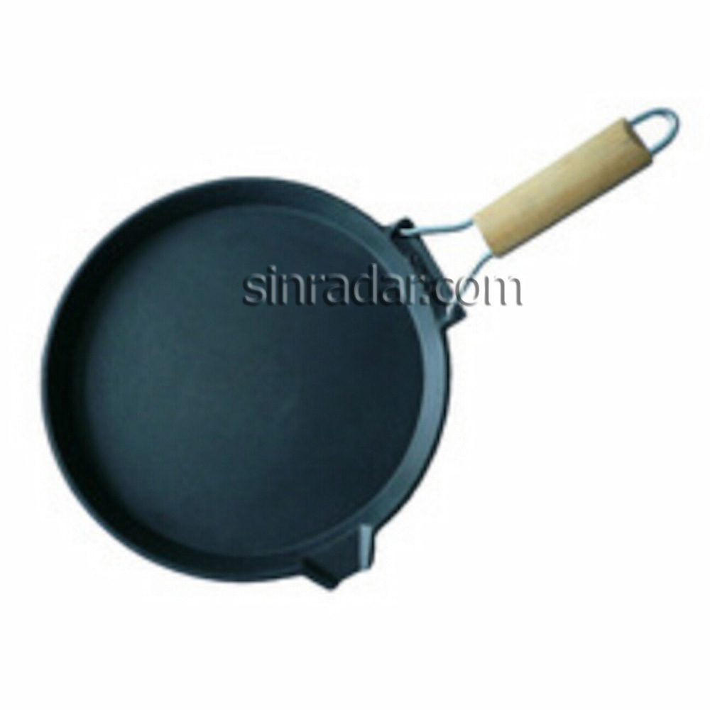 CAST IRON FRY PAN WITH FOLDABLE HANDLE SR-60F
