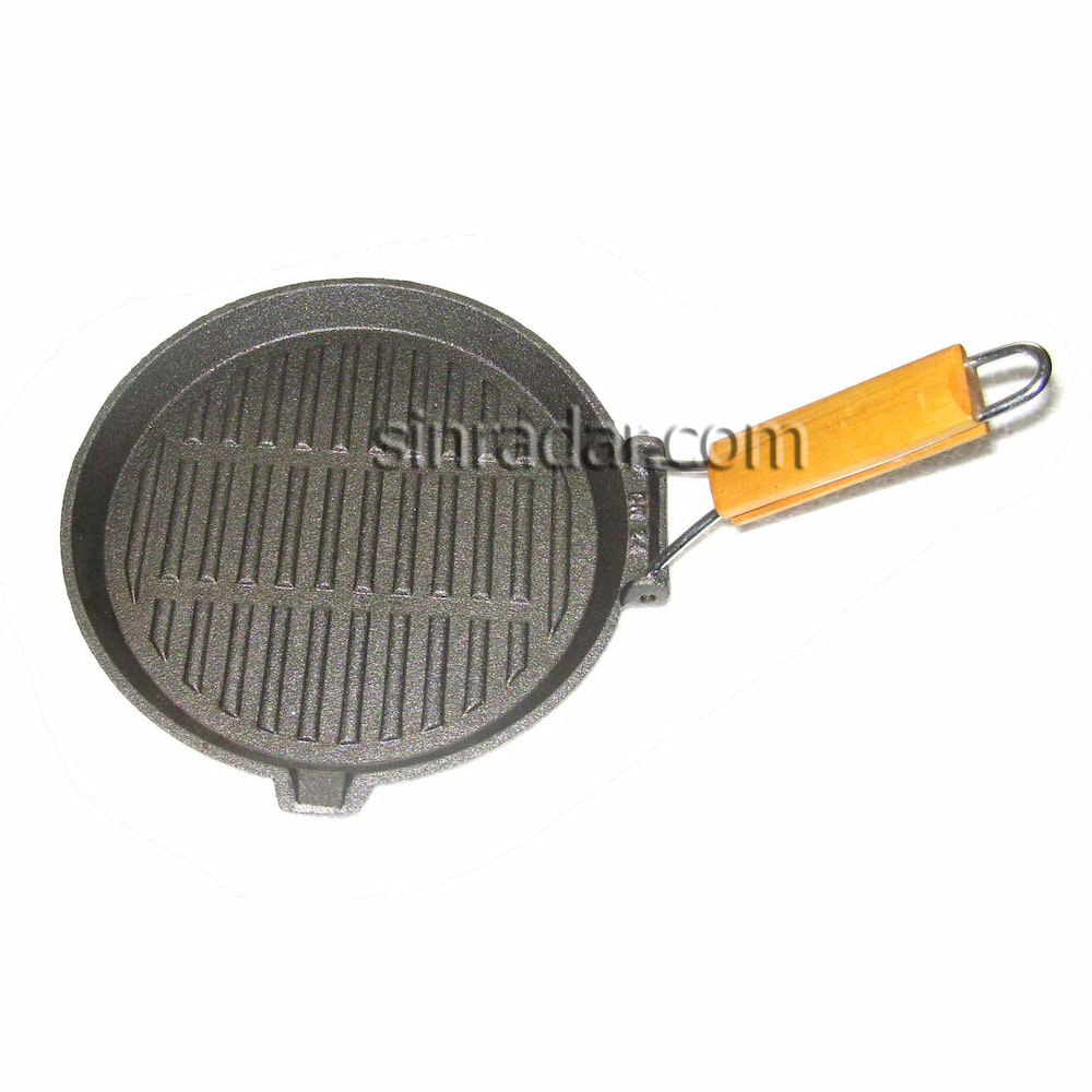 CAST IRON FRY PAN WITH FOLDABLE HANDLE SR-60W