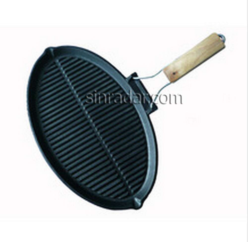 CAST IRON FRY PAN WITH FOLDABLE HANDLE SR-603