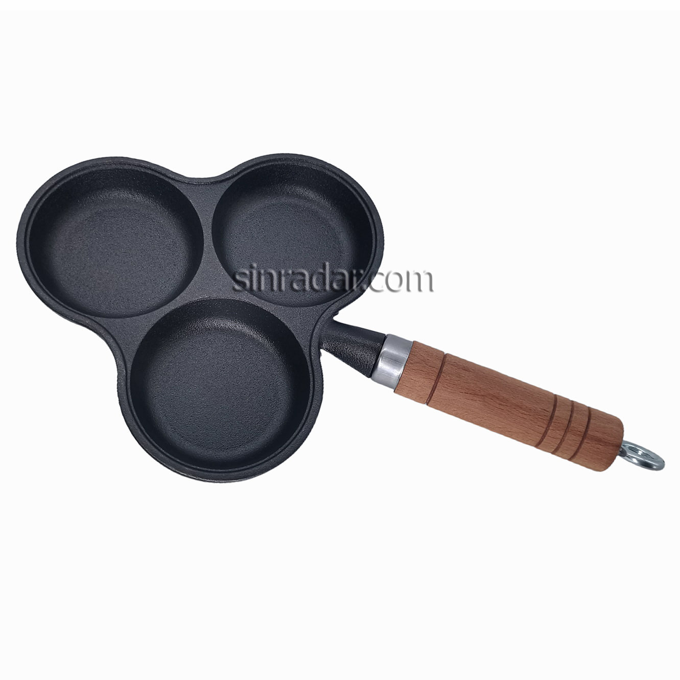 CAST IRON FRY PAN WITH WOOD HANDLE SR-HSK