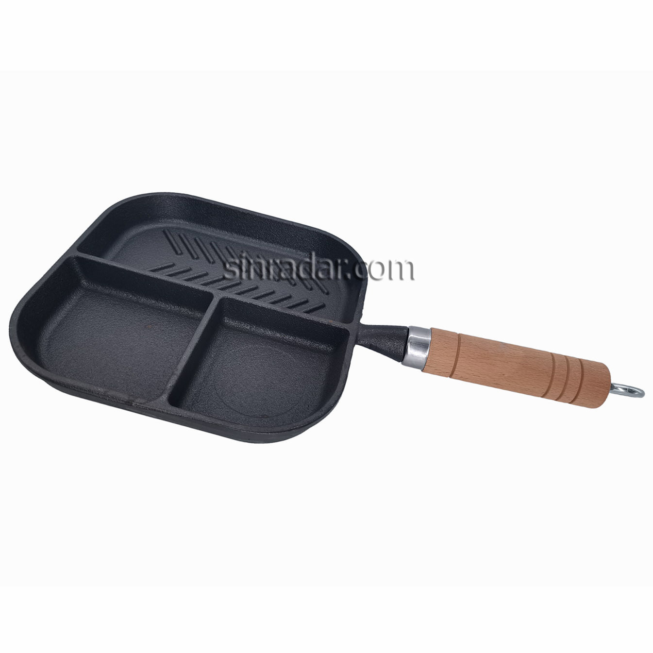 CAST IRON FRY PAN WITH WOOD HANDLE SR-ZSK