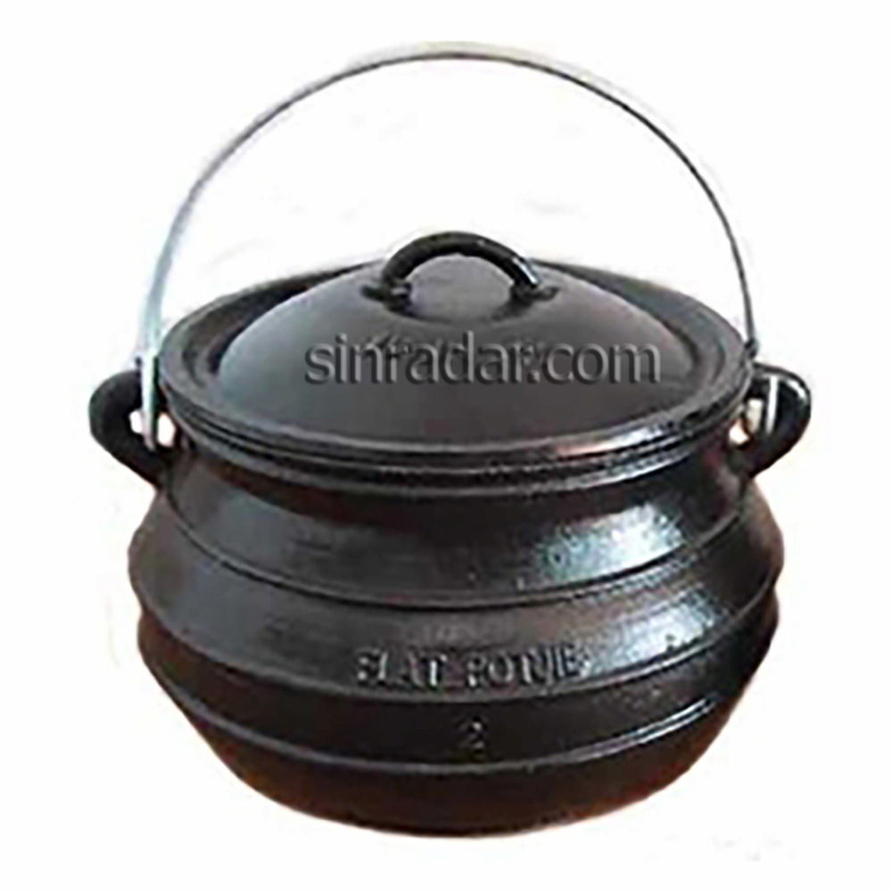 CAMPING COOKWARE Flat Potjie Pot